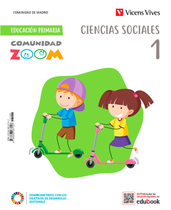 Sociales 1º EP Madrid + Act, Bienvenida Comunidad Zoom 22 (Vicens Vives) - 9788468287157