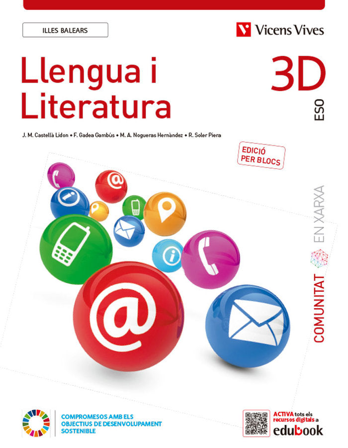 Llengua Catalana 3º ESO Balears Blocs Q, Diversitat Comunit (Vicens Vives) - 9788468287461