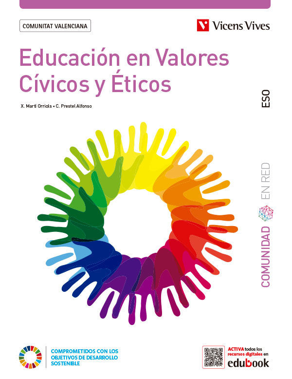 Educació en Valors Civics 3º ESO Valencia Comunitat en Xarx (Vicens Vives) - 9788468287584