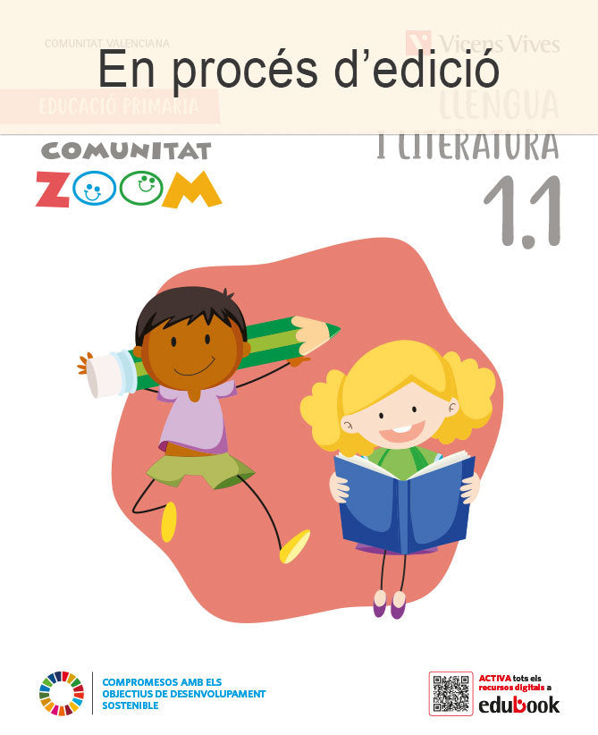 Nou Xiribet Llengua 1º EP Trim Valencia + Act, Comunitat Zoo (Vicens Vives) - 9788468287775