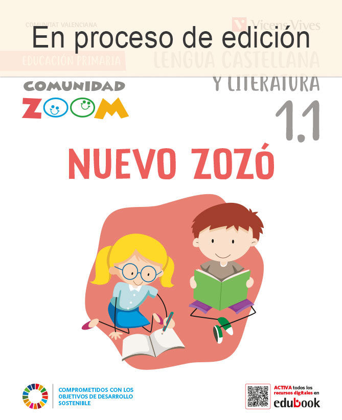 Nuevo Zozo Lengua 1º EP Trim Valencia + Act, Comunidad Zoom (Vicens Vives) - 9788468288116