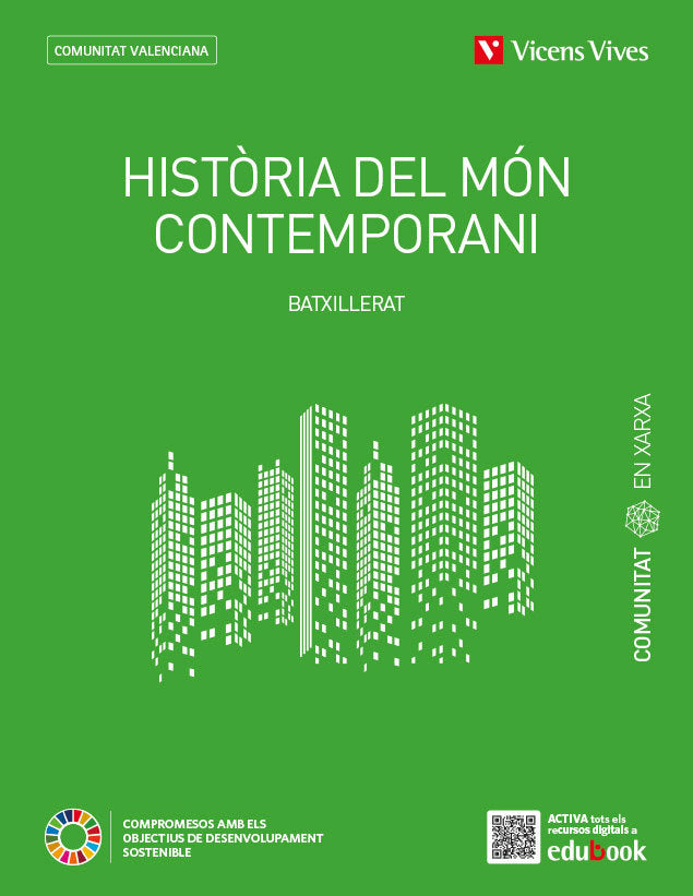 ✅ HISTORIA CONTEMPORANI 1ºNB VALENCIA COMUNITAT 22 I AA,VV I VICENS VIVES I 9788468288215 Imagen principal del producto