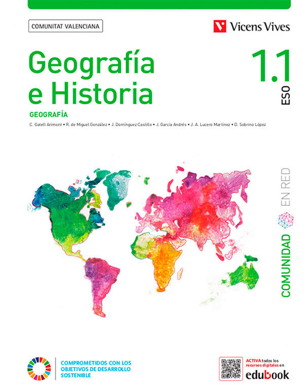 Geografía Historia 1º ESO Valencia Hª Antiga Es 22 (Vicens Vives) - 9788468288253