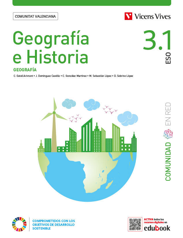 Geografía e Historia 3º ESO Valencia (3, 1-3, 2) Comunidad en R (Vicens Vives) - 9788468289724