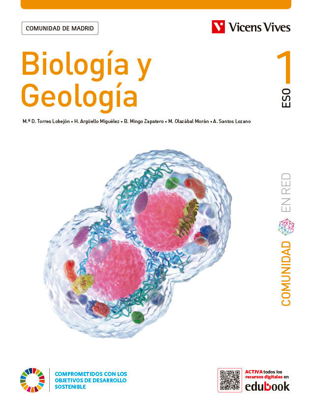 Biología Geología 1º ESO Madrid Comunidad Red 22 (Vicens Vives) - 9788468290621