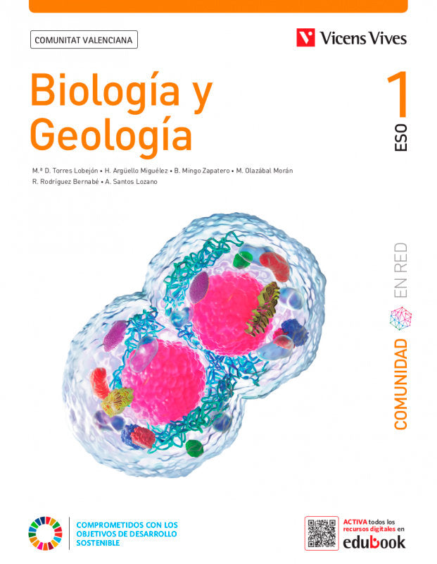Biología Geología 1º ESO Valencia Comunidad Red 22 (Vicens Vives) - 9788468290638