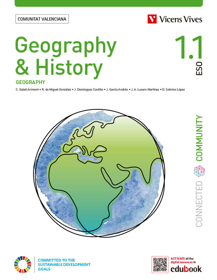 Geography History 1º ESO Valencia 22 Connected Community (Vicens Vives) - 9788468290768