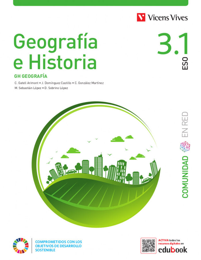 Geografía e Historia 3 (3.1 Geografía 3.2 Historia) (Comunidad en Red) | Varios autores | 9788468292281 (VICENS VIVES) Imagen principal del producto