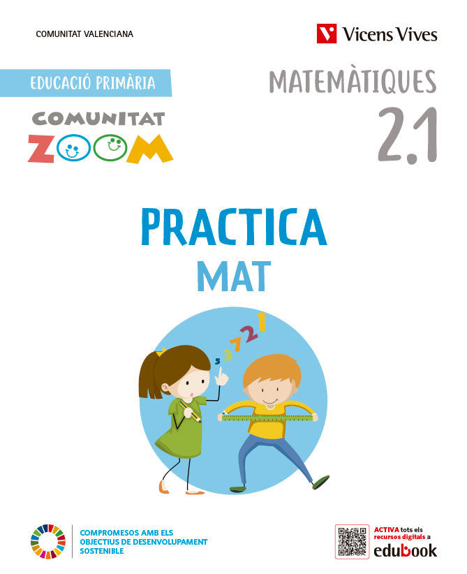 Practicamat 2º EP Valencia Trim Activ, Com, Zoom 23 (Vicens Vives) - 9788468292670
