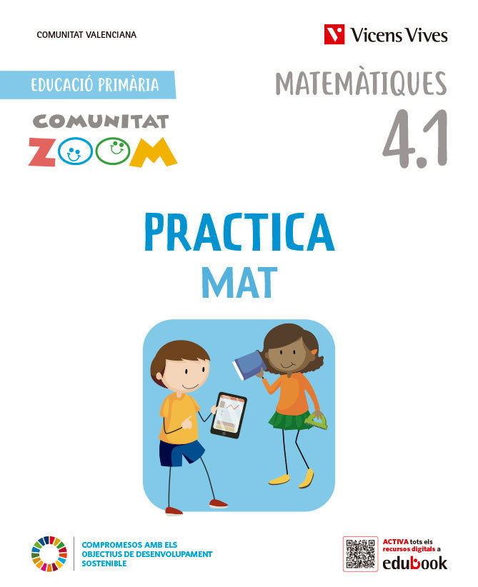 Practicamat 4º EP Valencia Trim Activ, Com, Zoom 23 (Vicens Vives) - 9788468292748