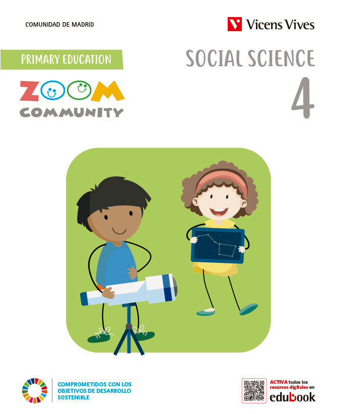 Social Science 4º EP Madrid Comun, Zoom 23 (Vicens Vives) - 9788468293455