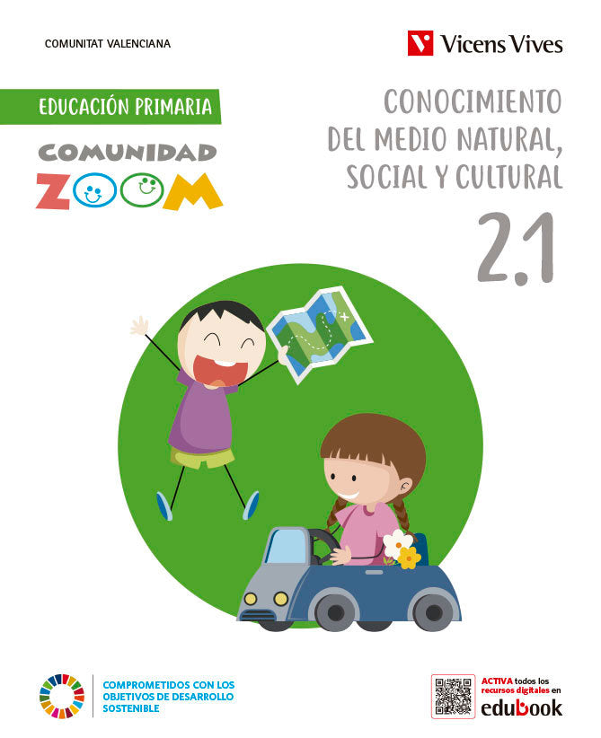 Conocimiento Medio 2º EP Valencia Trim Com, Zoom 23 (Vicens Vives) - 9788468293547