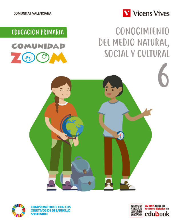 Conocimiento Medio 6º EP Valencia Com, Zoom 23 (Vicens Vives) - 9788468293561