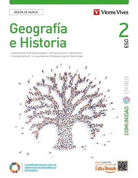 Geografía e Historia 2º ESO Murica Red Murcia 23 (Vicens Vives) - 9788468293707