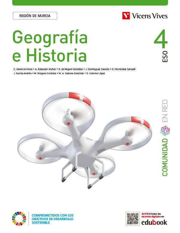Geografía Historia 4º ESO Murcia Comun, Red 23 (Vicens Vives) - 9788468293738