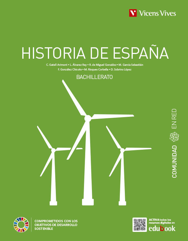 ✅ HISTORIA DE ESPAÑA(14 TEMAS) 2ºBACH COMUNIDA RED I EQUIPO EDITORIAL I VICENS VIVES I 9788468294285 Imagen principal del producto