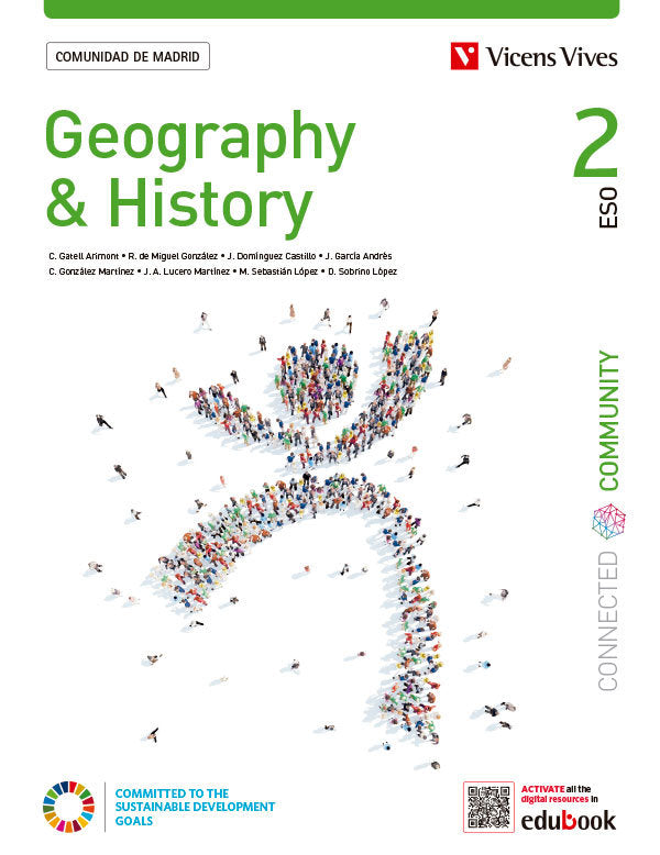 Geography & History 2 Comunidad de Madrid (Connected Community) | Varios autores | 9788468294452 (VICENS VIVES) Imagen principal del producto