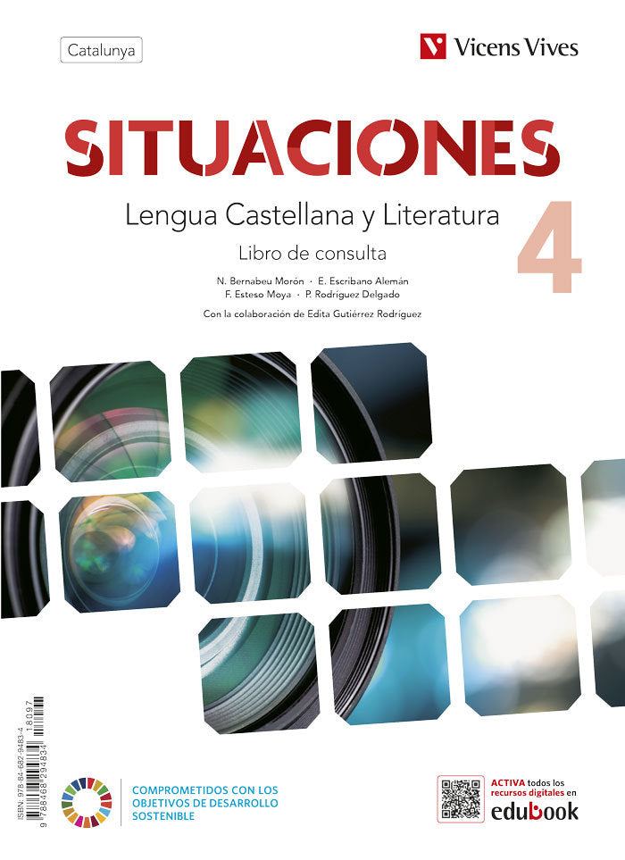 Situaciones 4. Lengua castellana y Lit. Catalunya. Libro consulta y cuaderno aprendiezaj | Varios autores | 9788468294834 (VICENS VIVES)