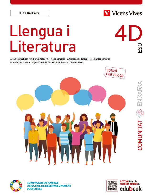 Llengua 4º ESO Balears Q Diversitat Blocs Com, Xarxa 23 (Vicens Vives) - 9788468295107