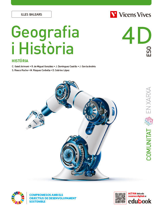 Geografía I Historia 4º ESO Balears Q Div 23 (Vicens Vives) - 9788468295145