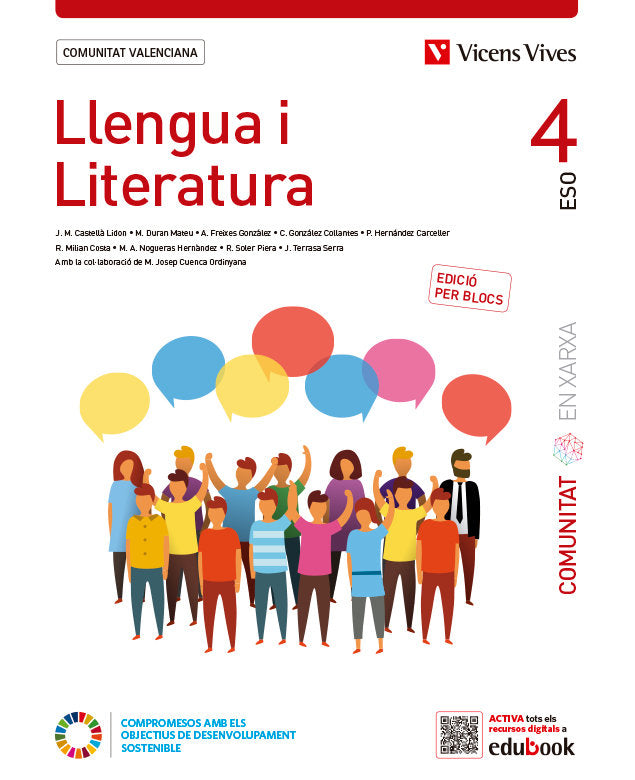 Llengua I Literatura 4º ESO Bl Valencia Com, Xarxa 23 (Vicens Vives) - 9788468295305