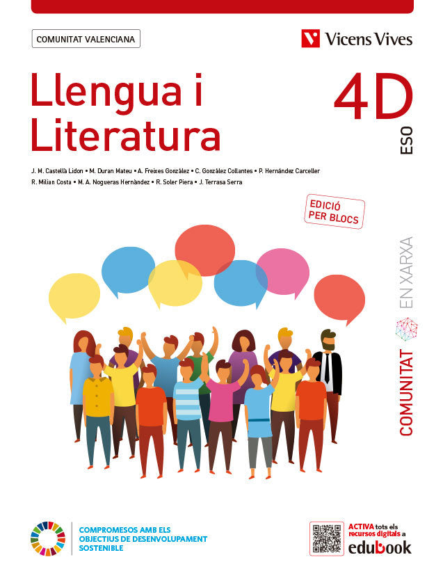 Llengua I 4º ESO Valencia Q Diversitat Bl Xarxa 23 (Vicens Vives) - 9788468295329
