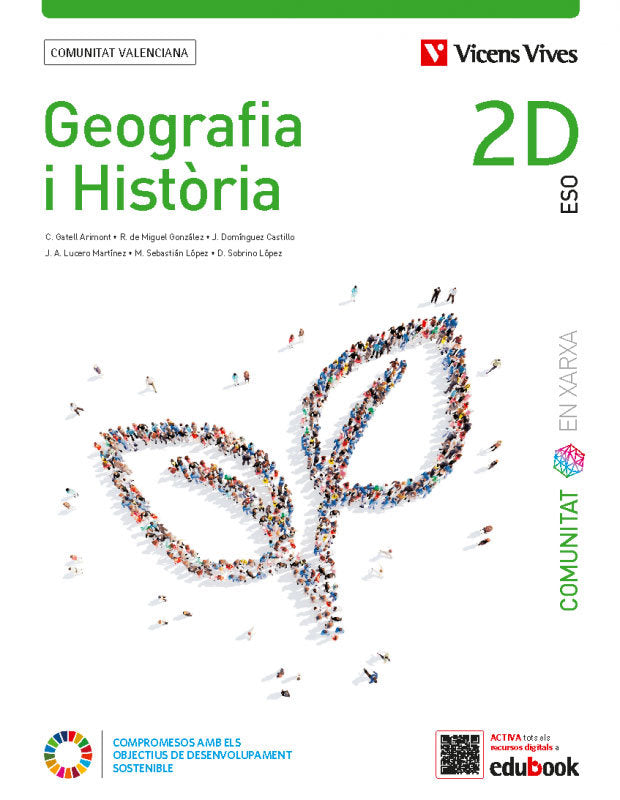 Geografía I Historia 2º ESO Valencia Q Diversitat Xarxa 23 (Vicens Vives) - 9788468295350