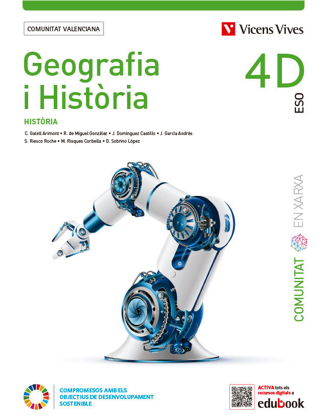 Geografía I Historia 4º ESO Valencia Q Diversitat Xarxa 23 (Vicens Vives) - 9788468295367