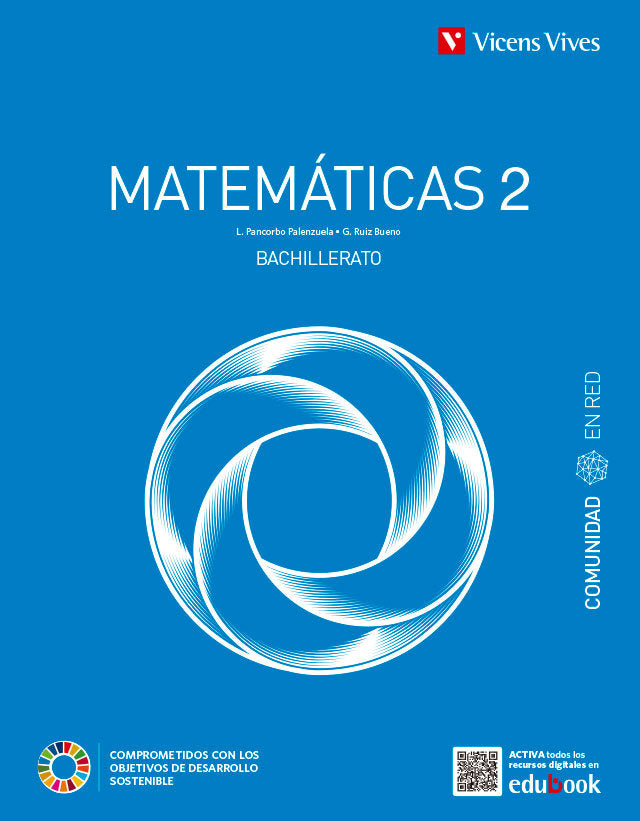 ✅ MATEMATICAS 2ºBACH COMUNIDAD RED 23 I EQUIPO EDITORIAL I VICENS VIVES I 9788468295657 Imagen principal del producto