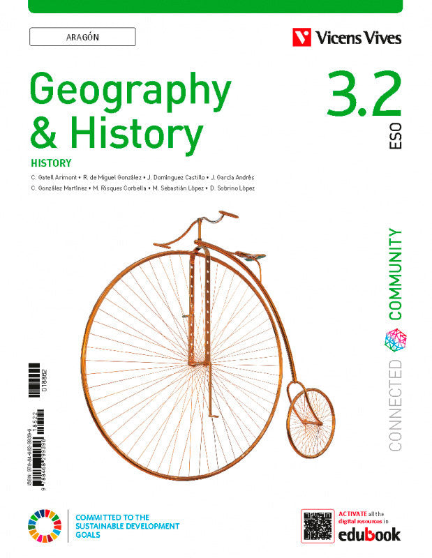 Geography & History 3º ESO Aragón Com, Red, 23 (Vicens Vives) - 9788468299396