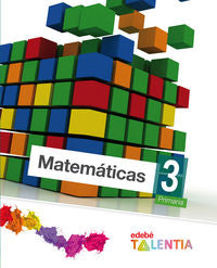 Matemáticas 3º EP Talentia 14 EDEMAT13EP (Edebe) - 9788468314051