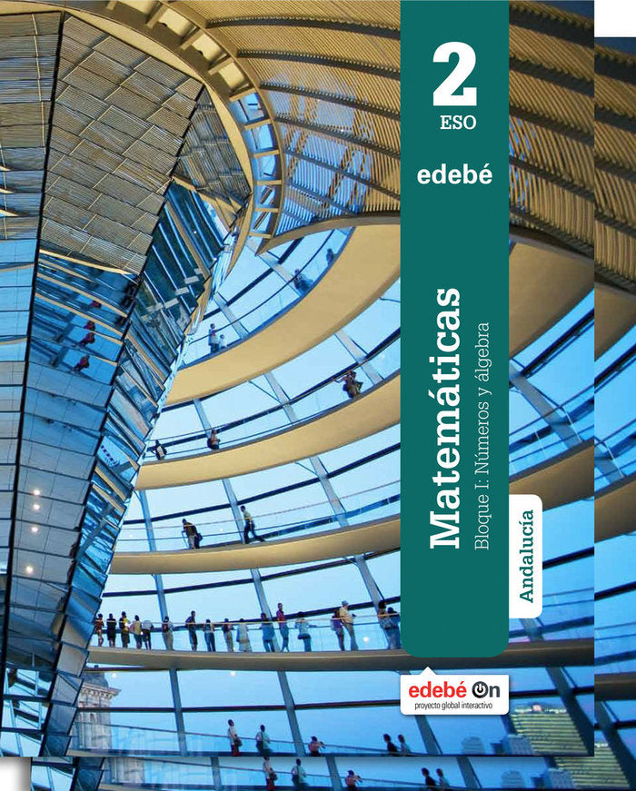 Matemáticas 2º ESO Andalucía 17 (Edebe) - 9788468331775