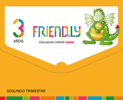 FRIENDLY 3AÑOS EI 2oTRIMESTRE 17 | Varios Autores | 9788468332178 (Edebe)