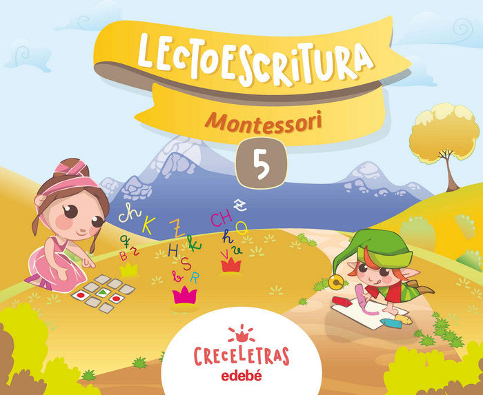 Lectoescritura 5 EI Pauta 17 Creceletras (Edebe) - 9788468332437