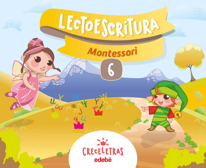 Lectoescritura 6 EI Pauta 17 Creceletras (Edebe) - 9788468332444