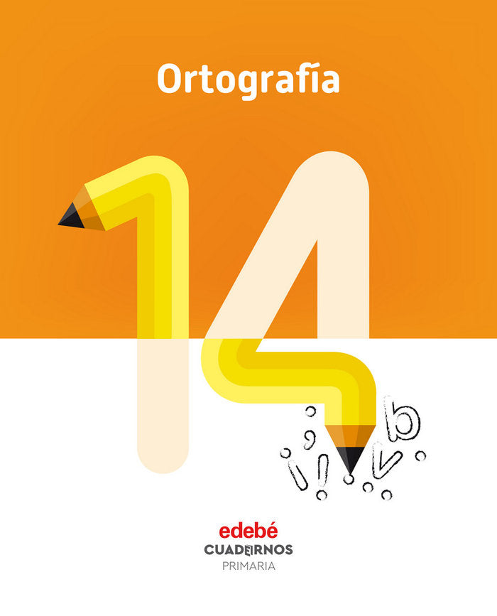 Cuaderno Ortografía 14 EP 18 (Edebe) - 9788468336886