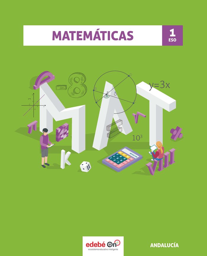 Matemáticas 1º ESO Andalucía 20 (Edebe) - 9788468347257
