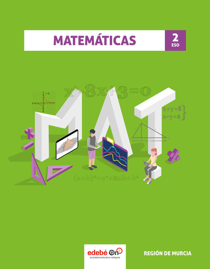 Matemáticas 2º ESO Murcia 21 (Edebe) - 9788468351834