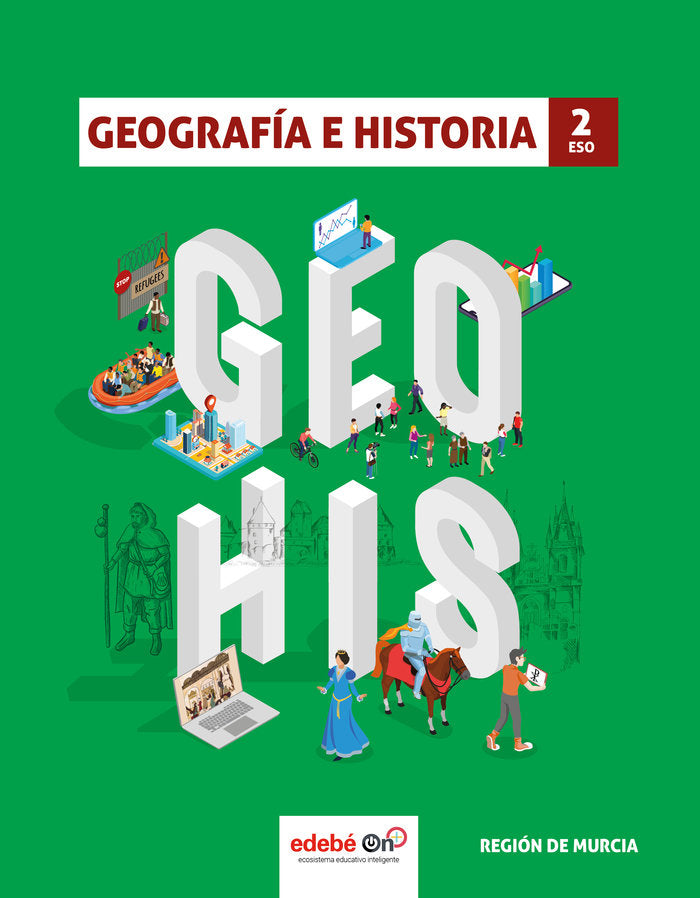 Geografía Historia 2º ESO Murcia 21 (Edebe) - 9788468352107