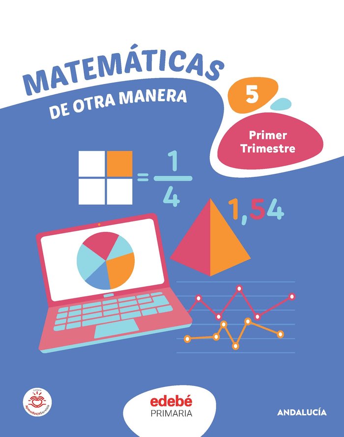 Matemáticas 5º EP Andalucía 23 +adimat (Edebe) - 9788468368542