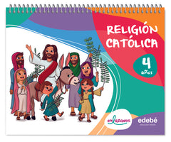 RELIGION 4AÑOS EI 24 ENLAZADOS | AA,VV | 9788468371054 (Edebe)