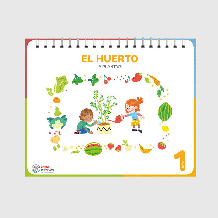 EL HUERTO 3AÑOS EI 24 | Varios Autores | 9788468371283 (Edebe)