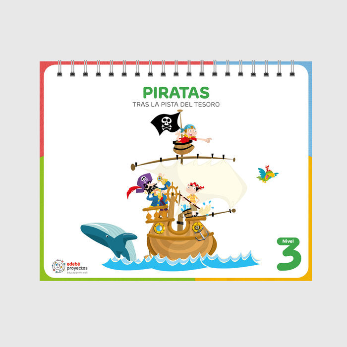 LOS PIRATAS 5AÑOS EI 24 | AA,VV | 9788468371634 (Edebe)