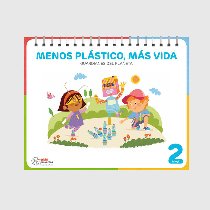 MENOS PLASTICO MAS VIDA 4AÑOS EI 24 | AA,VV | 9788468371689 (Edebe)