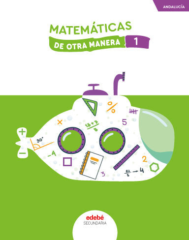 Matemáticas Adimat 1º ESO Andalucía 24 de Otra Manera (Edebe) - 9788468372877