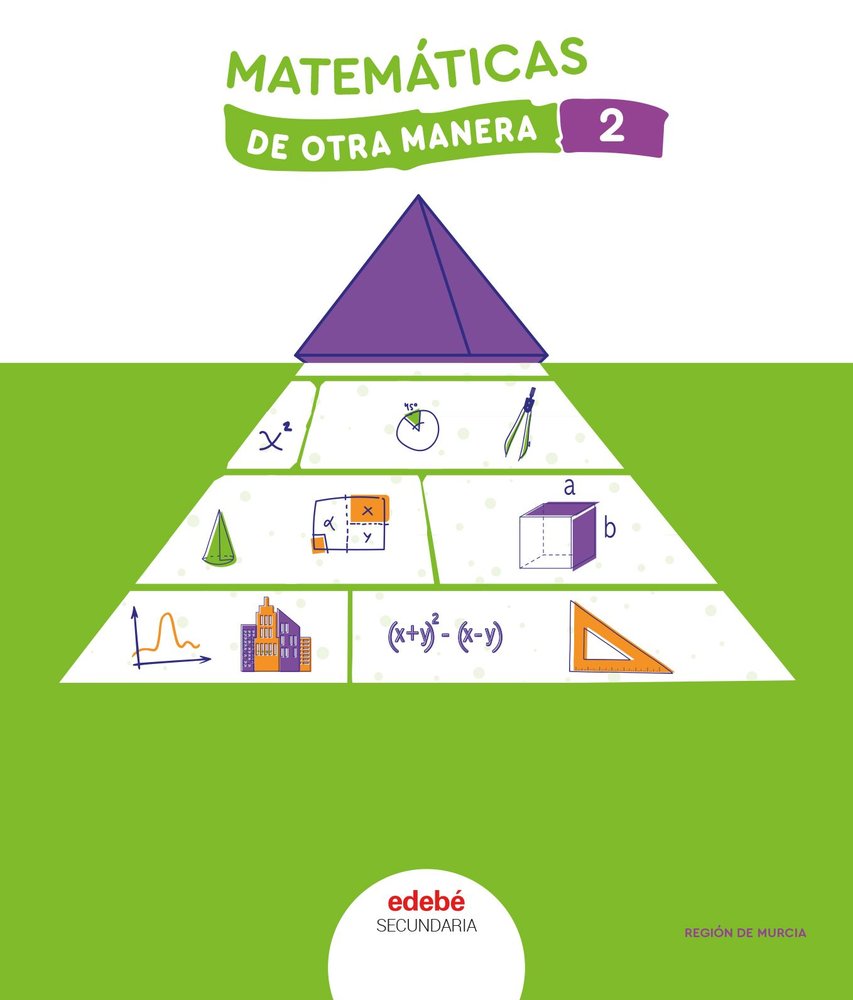 Matemáticas 2º ESO Murcia 25 Dom (Edebe) - 9788468374734
