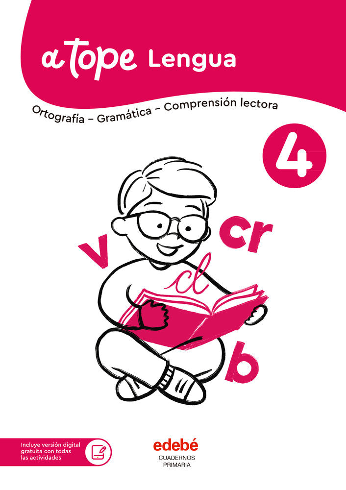 A tope Lengua 4 | Varios autores | 9788468376226 (Edebe) Imagen principal del producto