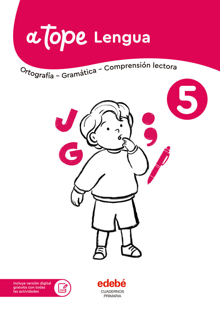 A tope Lengua 5 | Varios autores | 9788468376233 (Edebe) Imagen principal del producto
