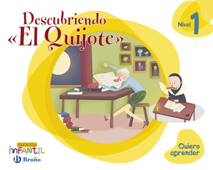 QUIERO APRENDER 1 DESCUBRIENDO EL QUIJOTE 18 EI | Varios Autores | 9788469616659 (Bruño) Imagen principal del producto