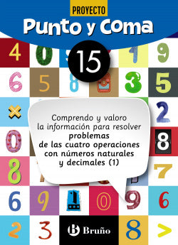 Cuaderno Matemáticas 15. Punto y Coma 2019 (Bruño) - 9788469618424